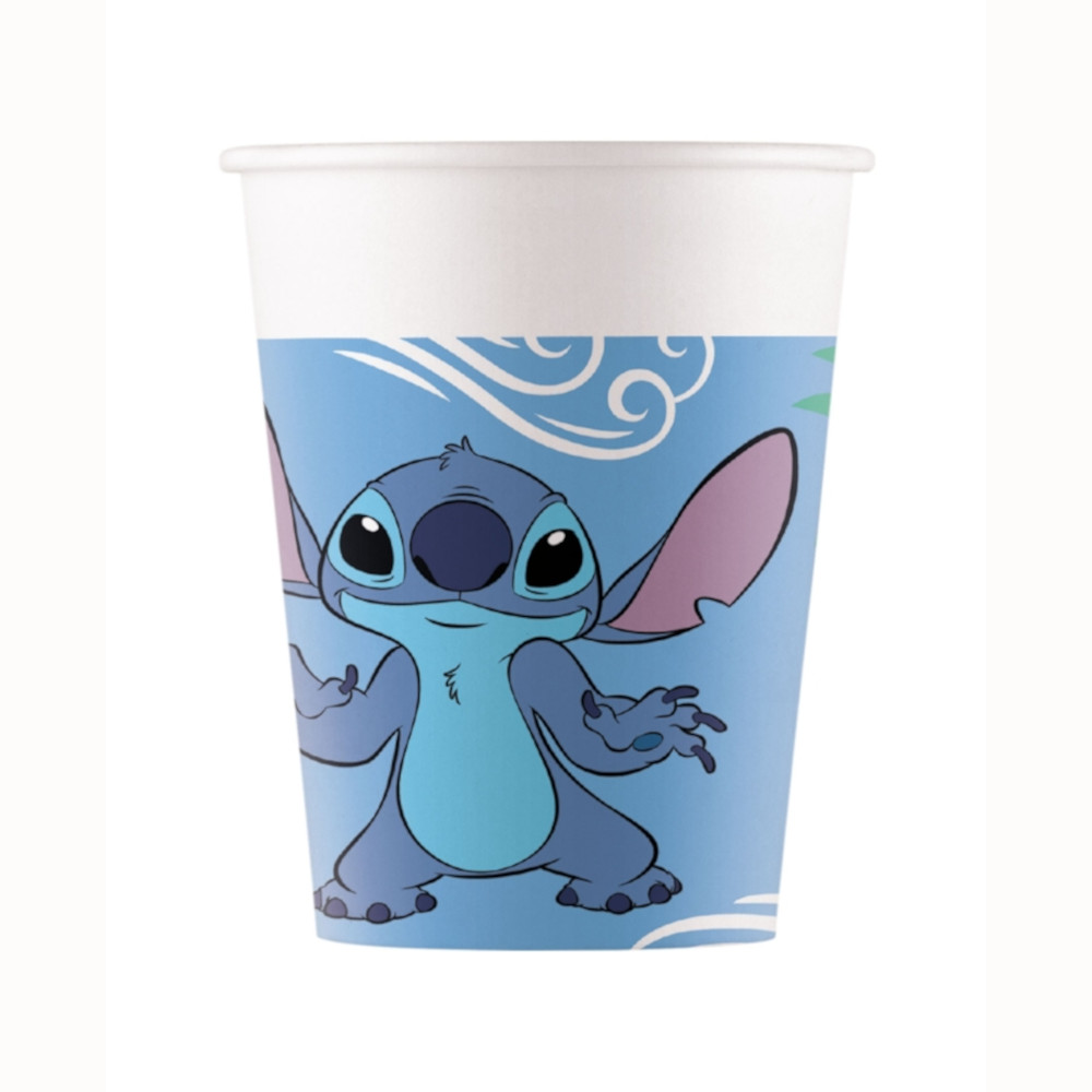 Liragram España - Vasos De Papel Stich 200ML Oficial