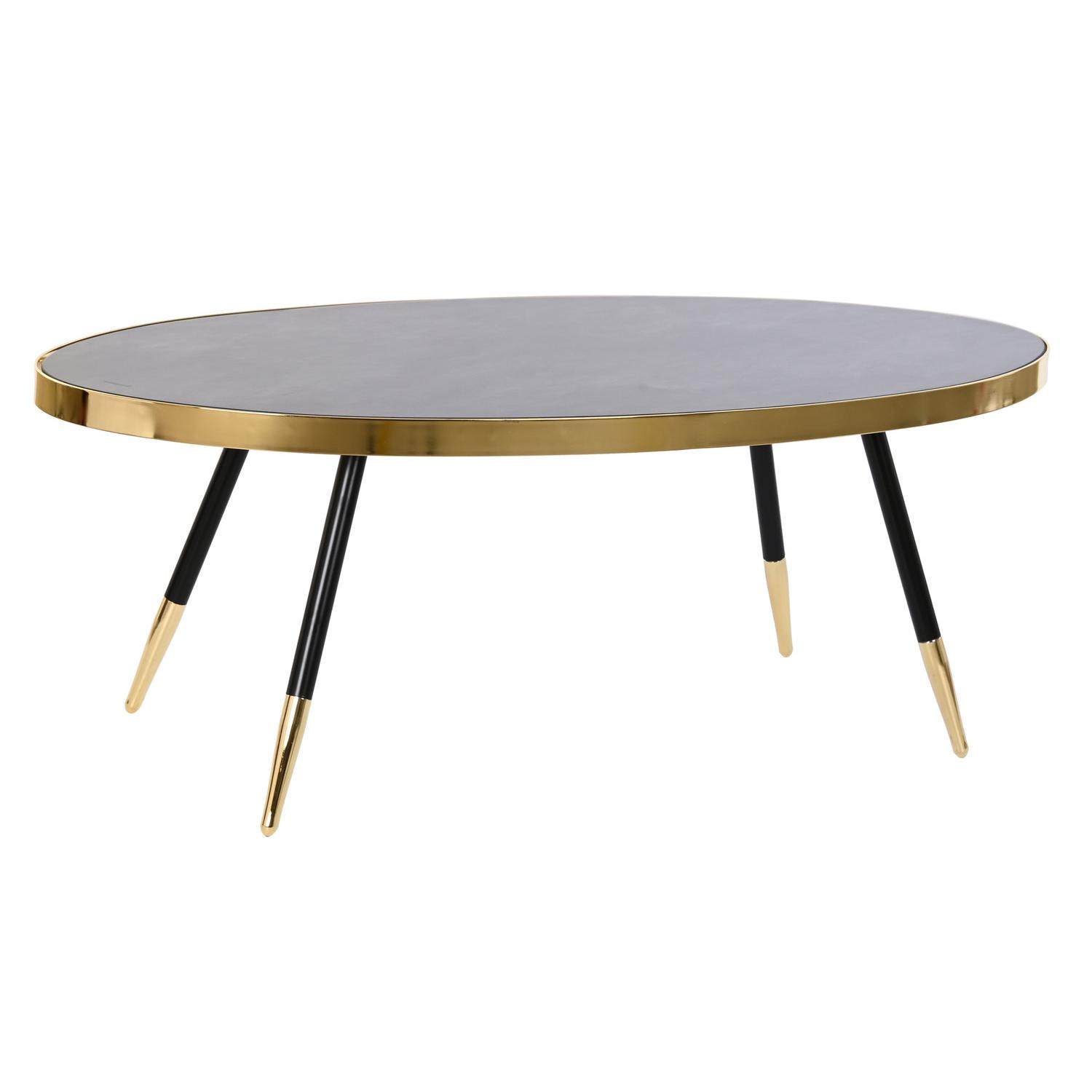 Mesa Centro Acero Cristal 110X50X41,5 Simil Marmol - Fijalo - El mejor complemento para tu hogar.