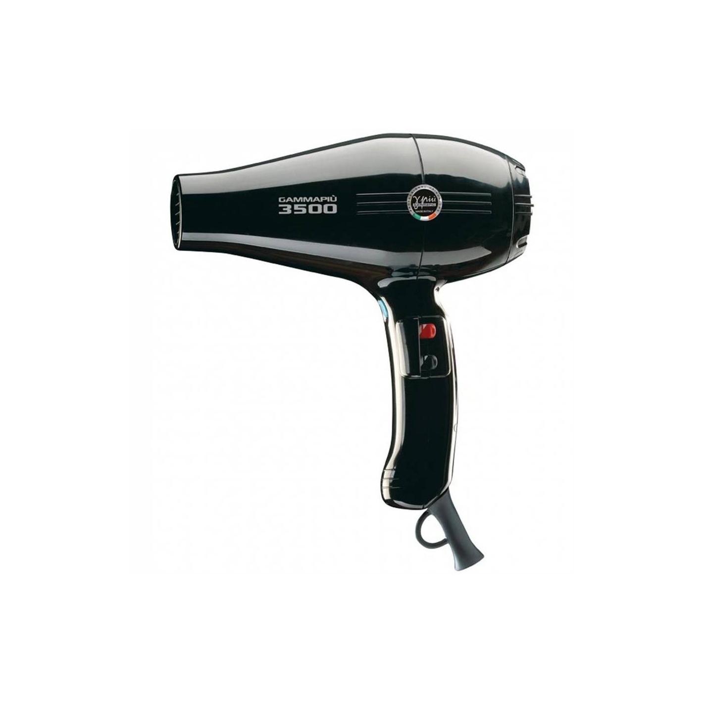 Secador Profesional Gammapiu 3500 Turmalina Negro - Potencia 2500w