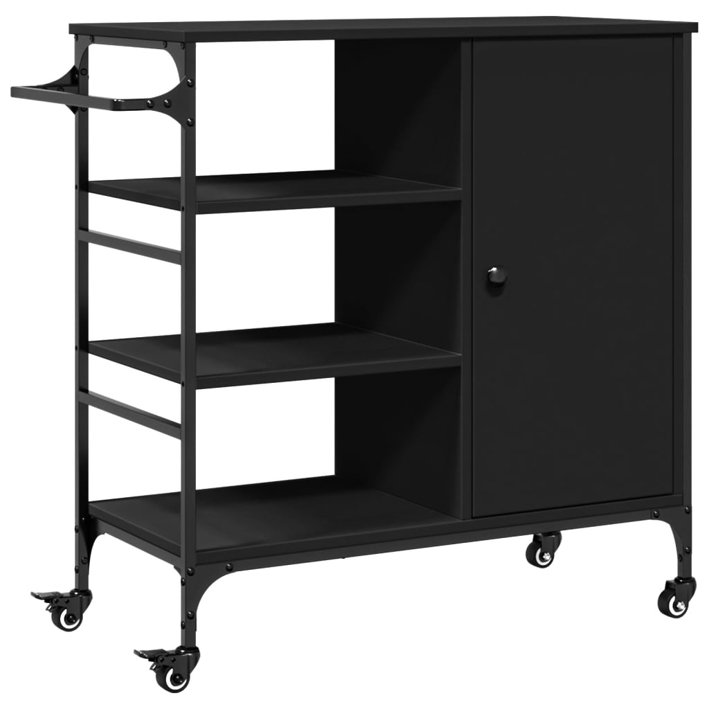 vidaXL Carrito de cocina madera de ingeniería 87,5x38,5x84,5 cm