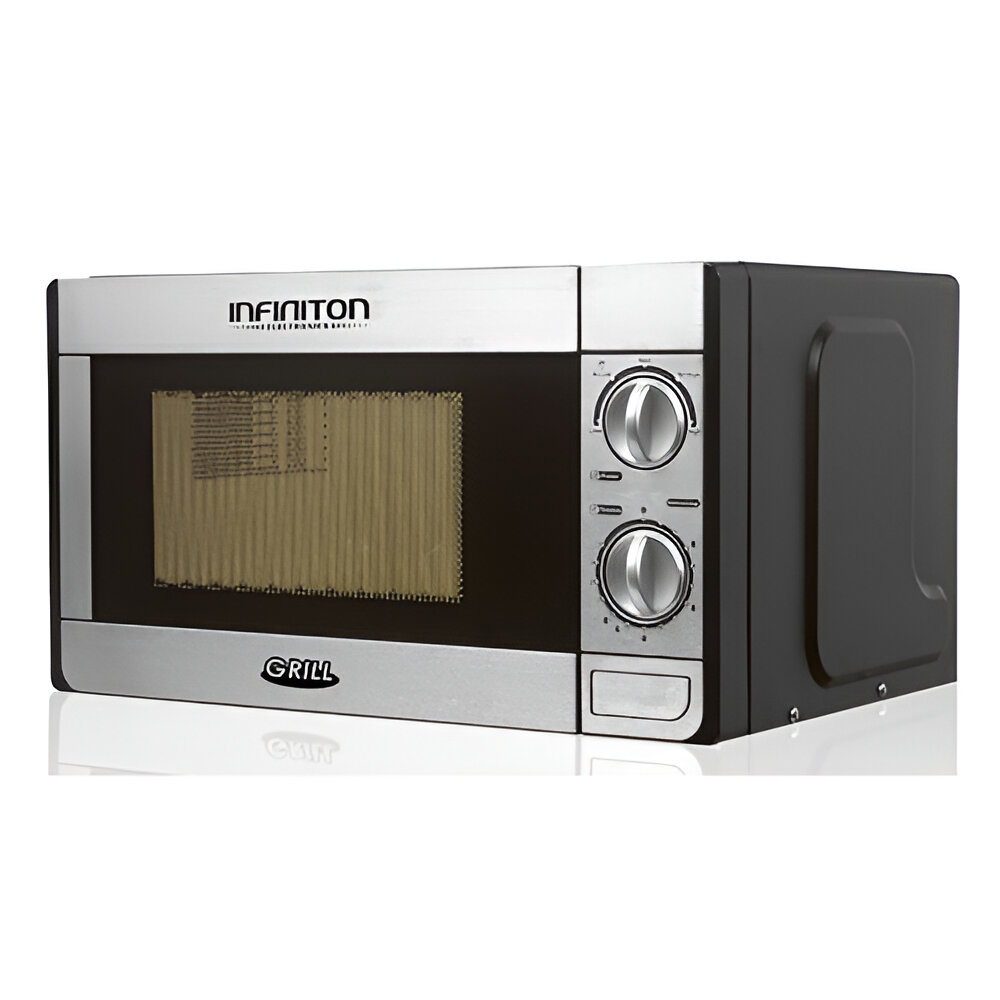 Infiniton MW1115X - Microondas 20L 700W con Grill, Acabado Inox