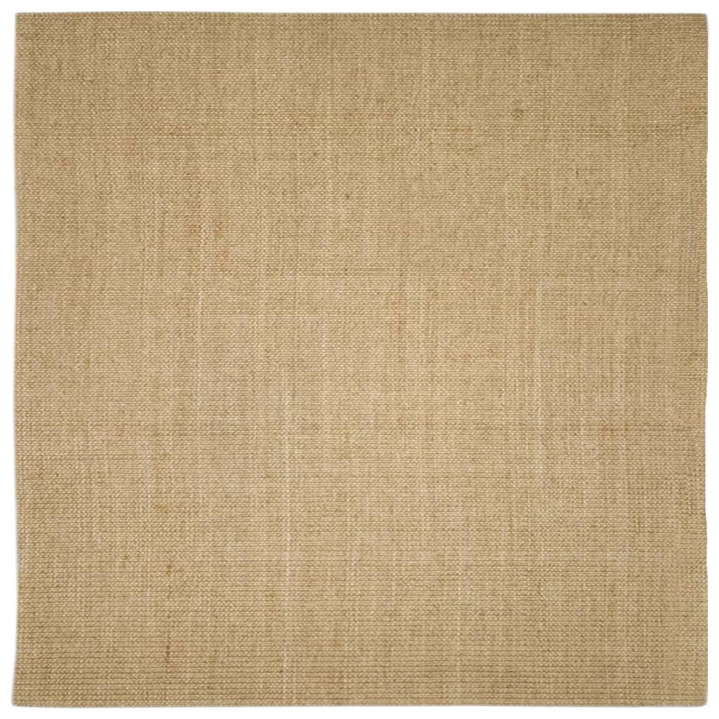 vidaXL Alfombra de sisal para rascador 100x100 cm