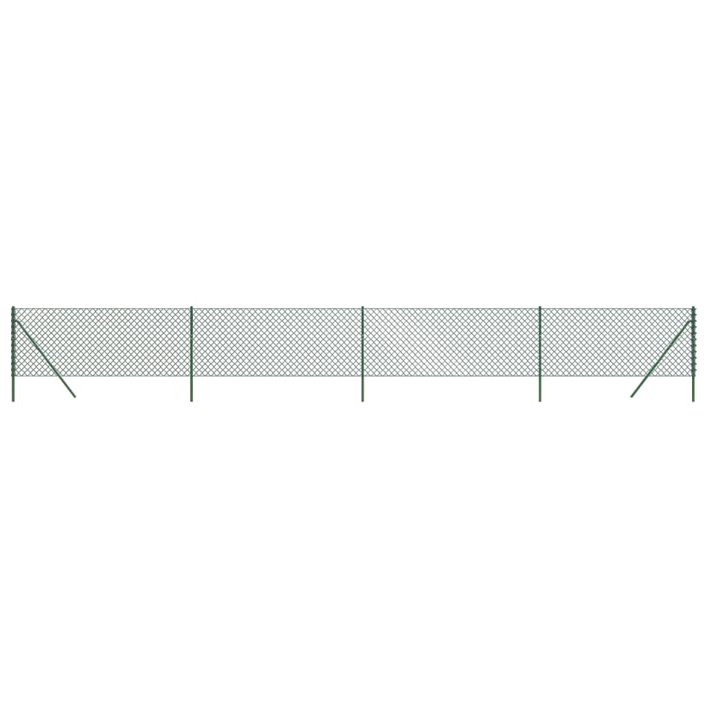 Vidaxl Cerca de Alambre 1x10 M Color Verde - para Plantas y Animales