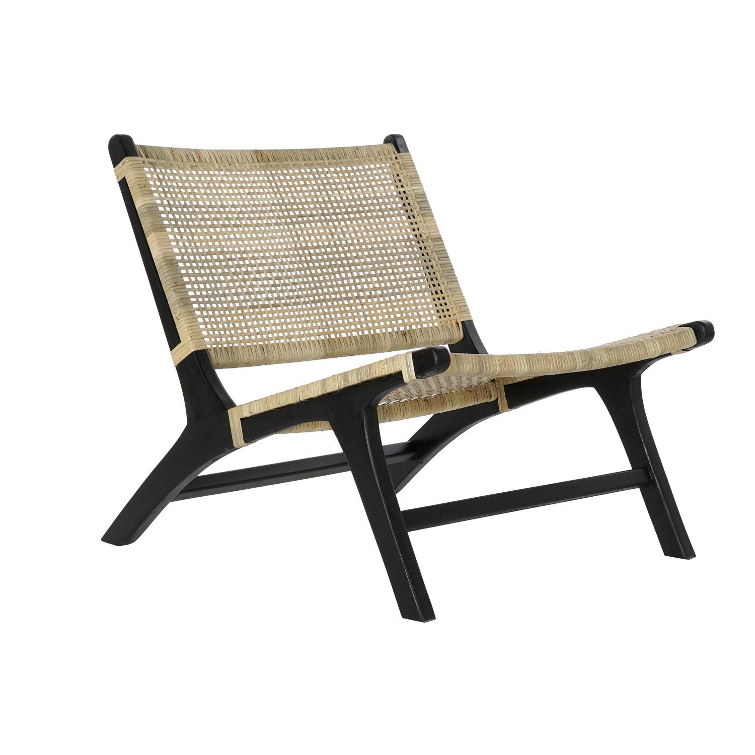 BUTACA TECA RATAN 65X78X68 NEGRO FIJALO MB182318