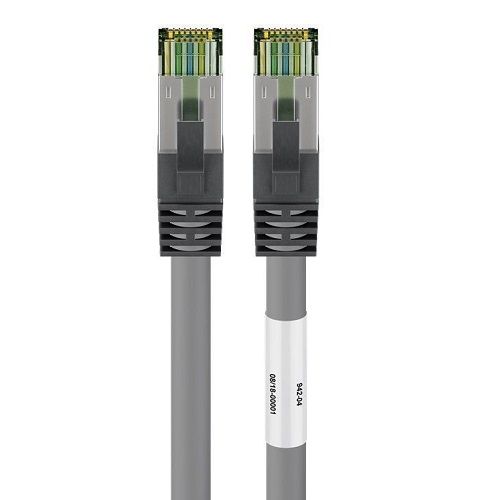 CABLEPELADO Cable de red SFTP CAT8 0.50 M Gris