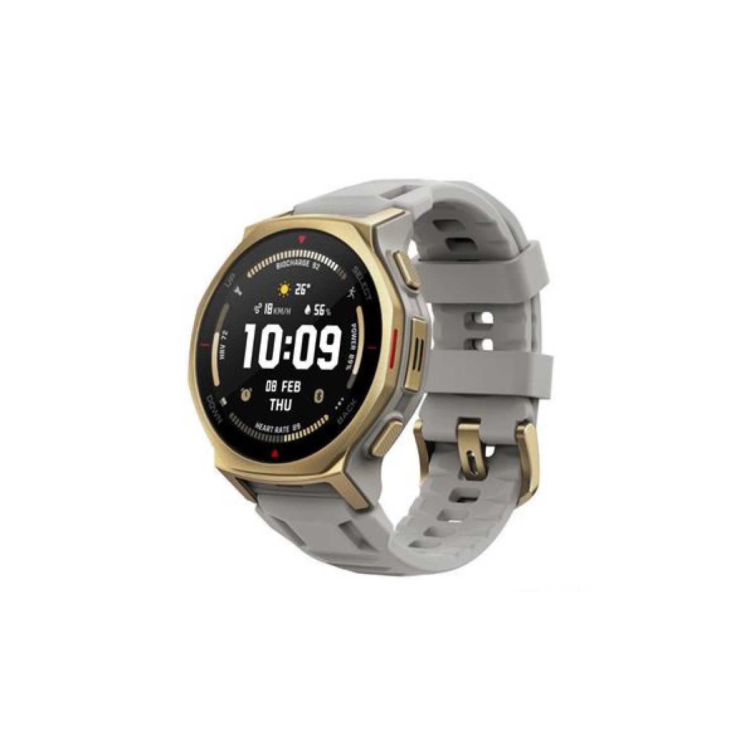 Amazfit T-Rex 3 Pro · Smartwatch Deportivo · 44mm · Correa de Titanio · Arctic Gold