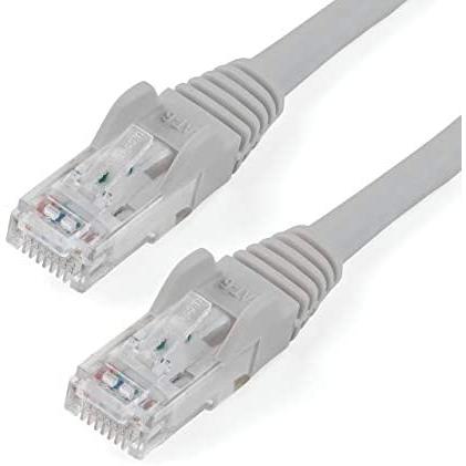 StarTech.com Cable de 1,5m Cat6 Ethernet de Red Gris - RJ45 sin Enganches - 24AWG