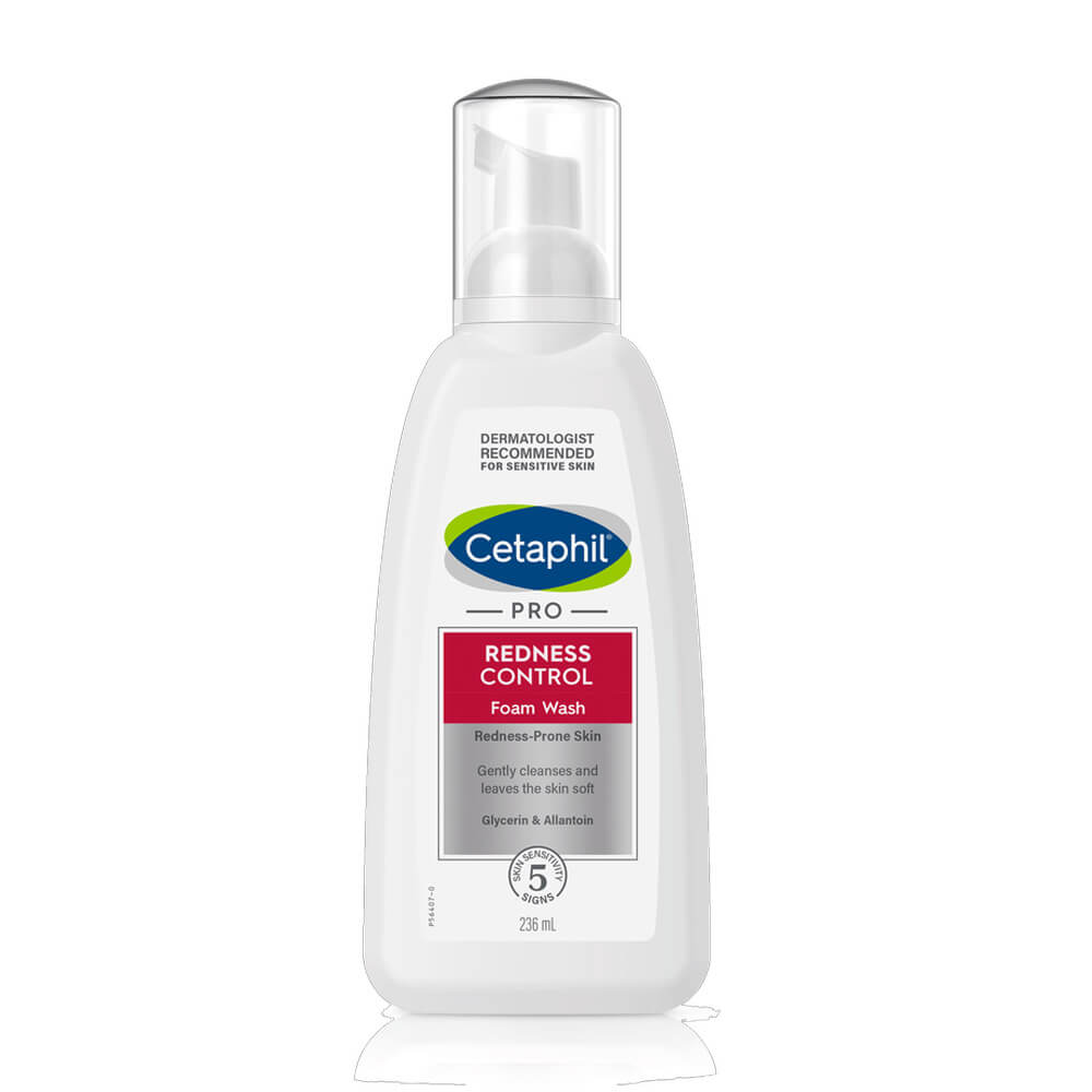 CETAPHIL Espuma Limpiadora Facial PRO REDNESS Control, para pieles con rosácea y tendencia al enrojecimiento, 236ML