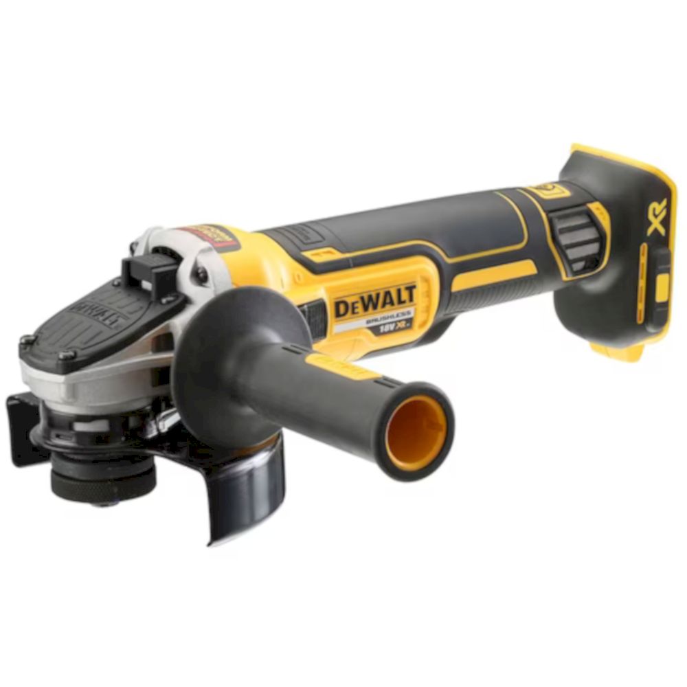 Radial: Mini amoladora inalámbrica sin escobillas XR 18V 125mm sin cargador/batería. DCG405NT-XJ DeWalt