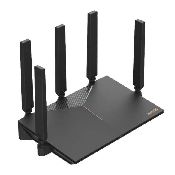 Strong - Router Wi-Fi 7 ROUTERBE3600 de doble banda (2,4 GHz / 5 GHz) con puertos 2.5 Gigabit Ethernet y soporte mesh integrado para cobertura ampliable en hogares y oficinas — Negro