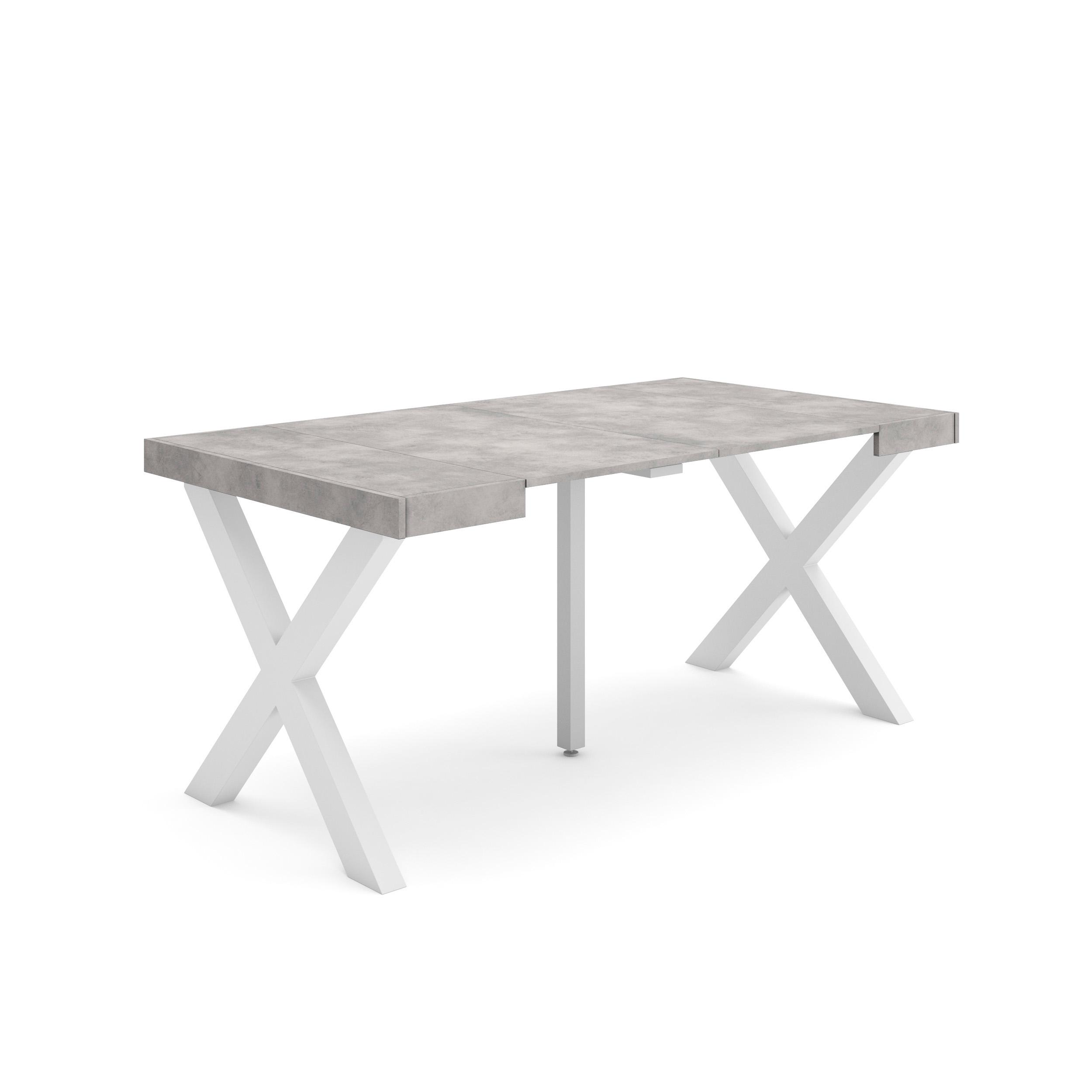 Skraut Home, Mesa Consola Extensible, Mesa Auxiliar, Tapa, 58/160x90x73cm, Práctica y Versátil, Varios colores disponibles