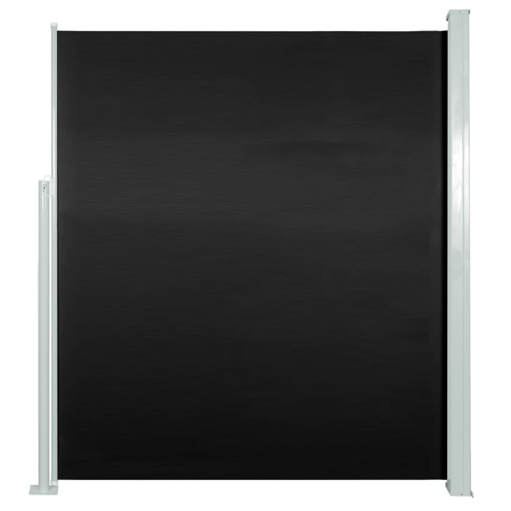 vidaXL Toldo lateral de jardín o terraza 160x300 cm Color Negro, Crema, Azul