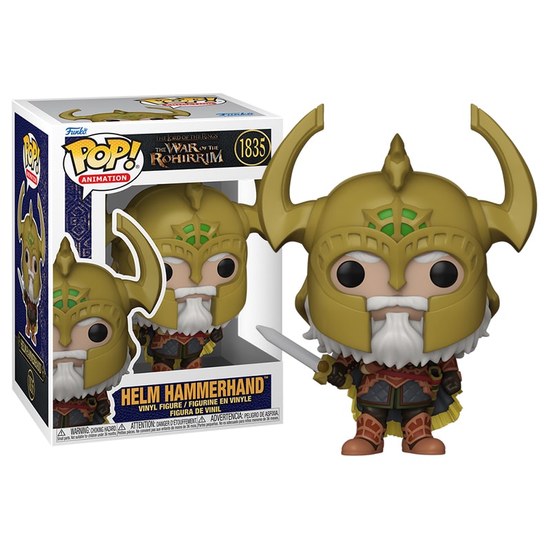 Funko Pop! El Señor de los Anillos: La Guerra de los Rohirrim, Helm Hammerhand 1835