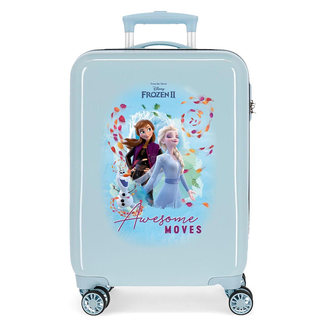 Disney Frozen Maleta De Cabina ABS Rígida Awesome Moves Azul