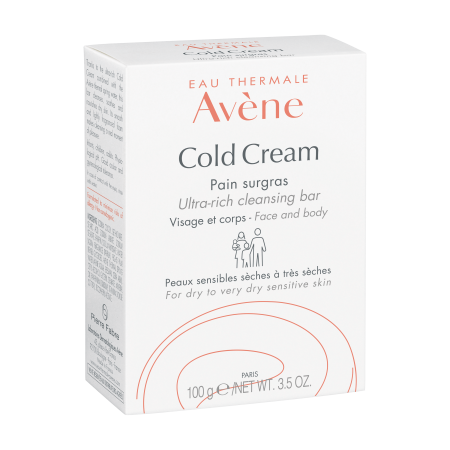 Avène AVENE COLD CREAM PAN LIMPIADOR SOBREGRASO ENVASE 100 G