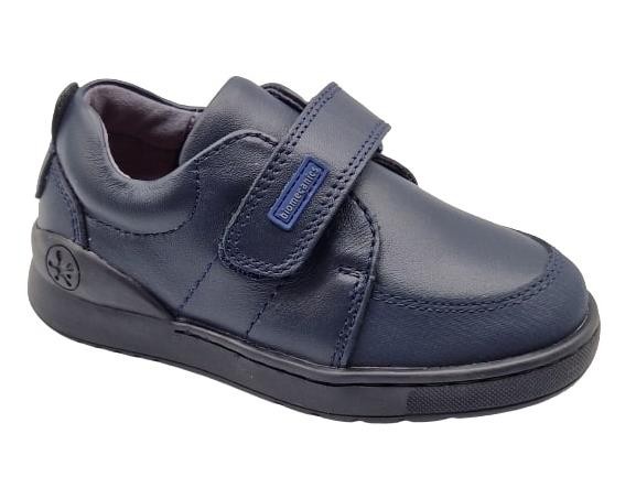 Biomecanics - Zapatos para el colegio niños Biomecanics 201102, cómodos y ergonómicos para uso diario en entornos escolares, estilo plano y fácil de poner con cierre de velcro