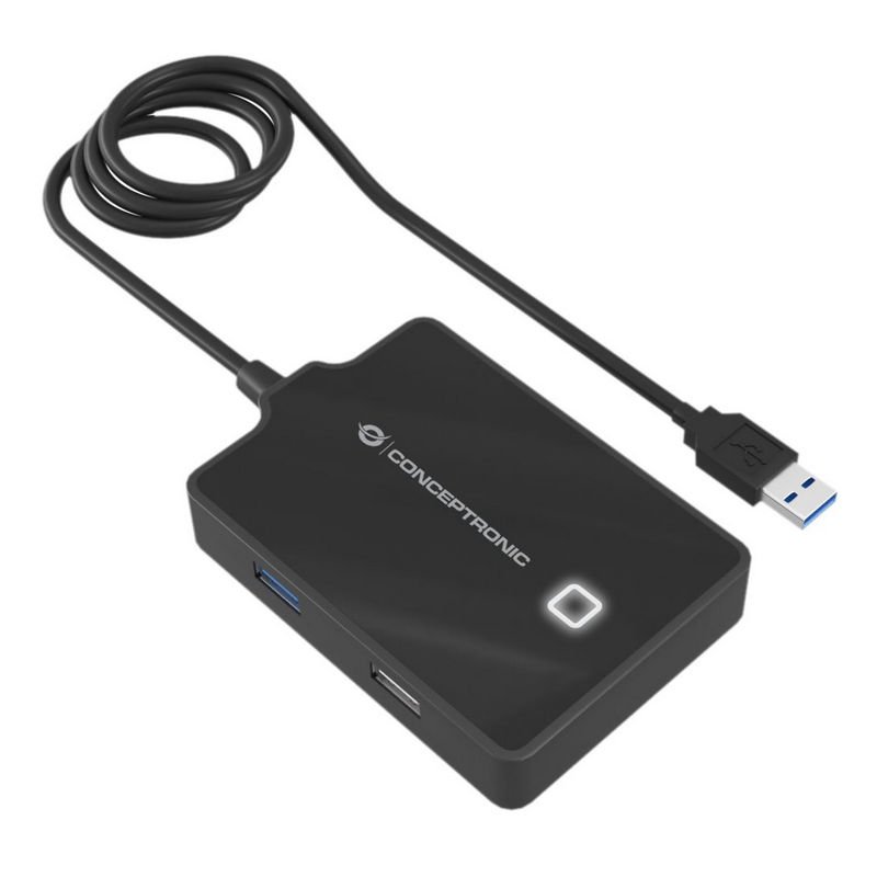 Conceptronic hubbies10b hub usb 3.0 3xusb 2.0 1xusb 3.0