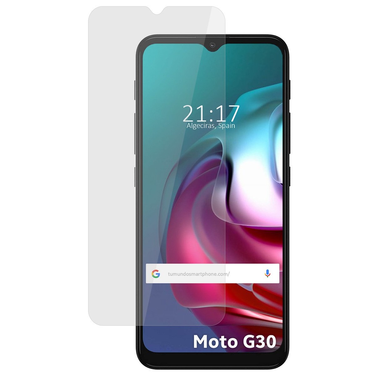 Tumundosmartphone Protector Cristal Templado para Motorola Moto G10 / G20 / G30 Vidrio