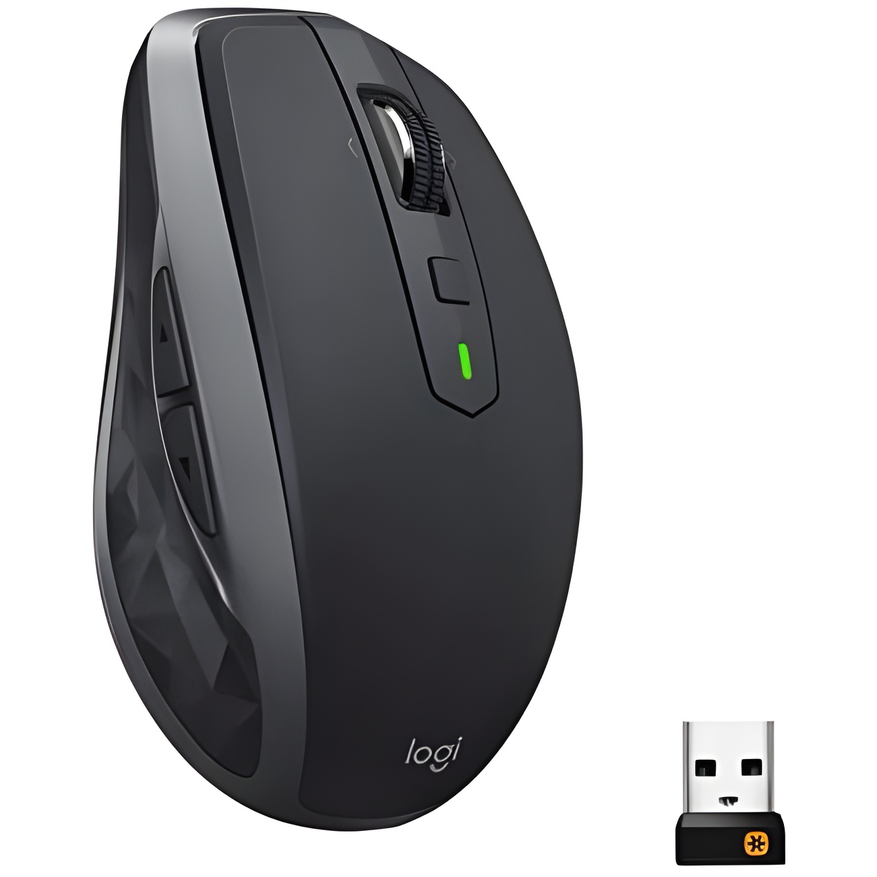 Logitech MX Anywhere 2S Ratón Inalámbrico Multi-Ordenadores Seguimiento Láser Portátil Precisión Gris Oscuro