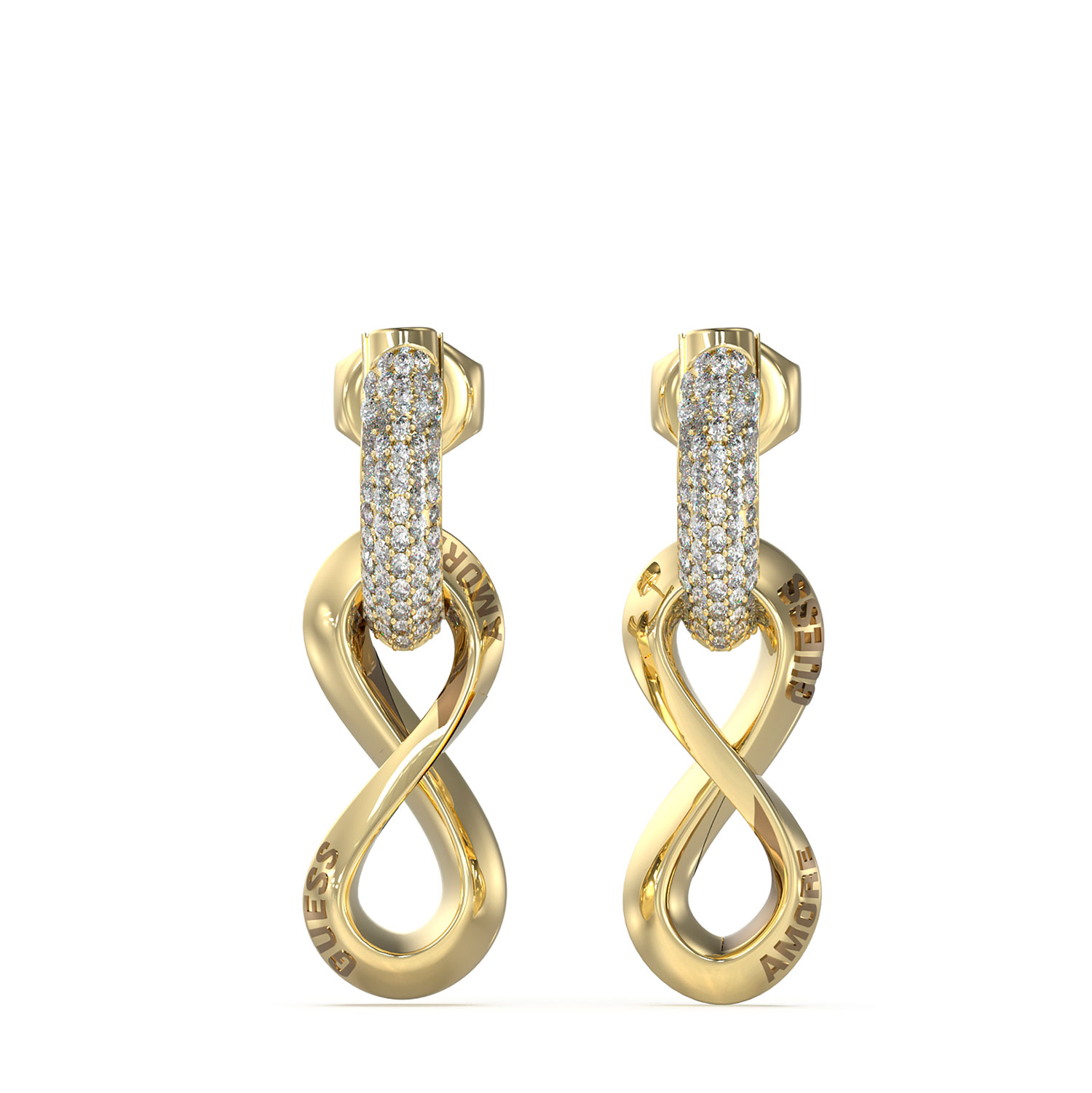 Guess Pendientes de acero JUBE05051JWYGT-U , para Mujer