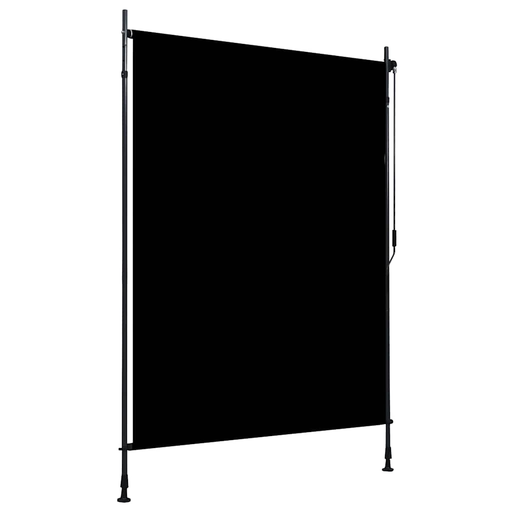 vidaXL Persiana enrollable exterior tela acero 150x270 cm Multicolor