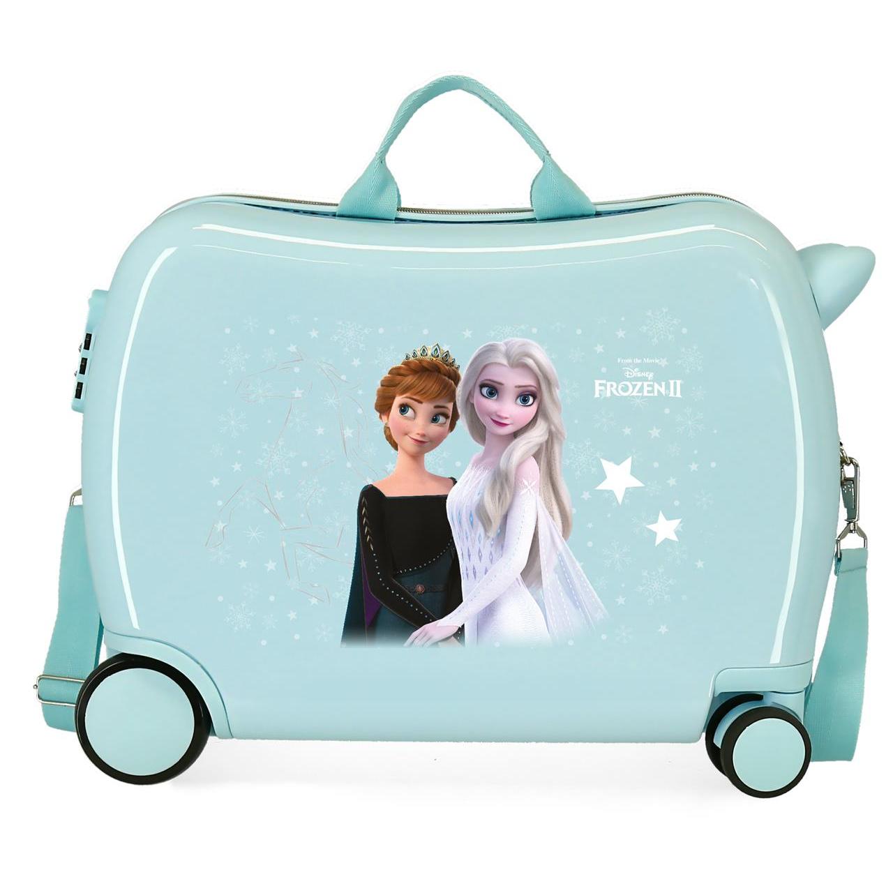 Disney Frozen Maleta Correpasillos ABS Rígida Frosted Light Azul