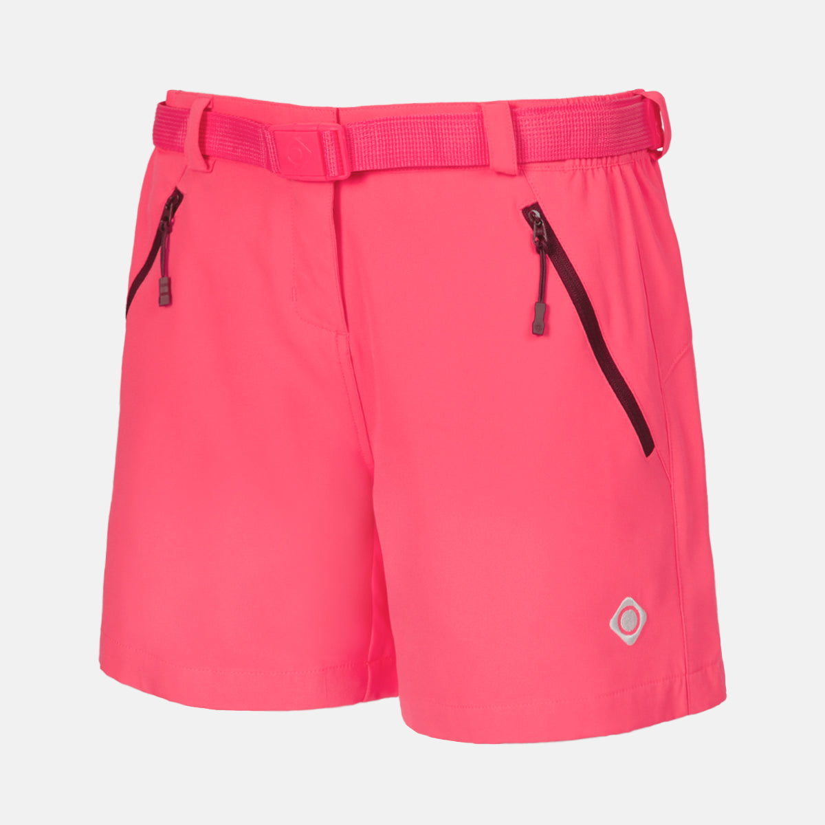 Izas - Pantalón Corto de Montaña para Mujer - Pantalón de Trekking y Senderismo - Tecnología Dry Fit Que Expulsa el Sudor a la Superficie - Transpirable y de Secado Rápido - Rillo Negro - 2XL