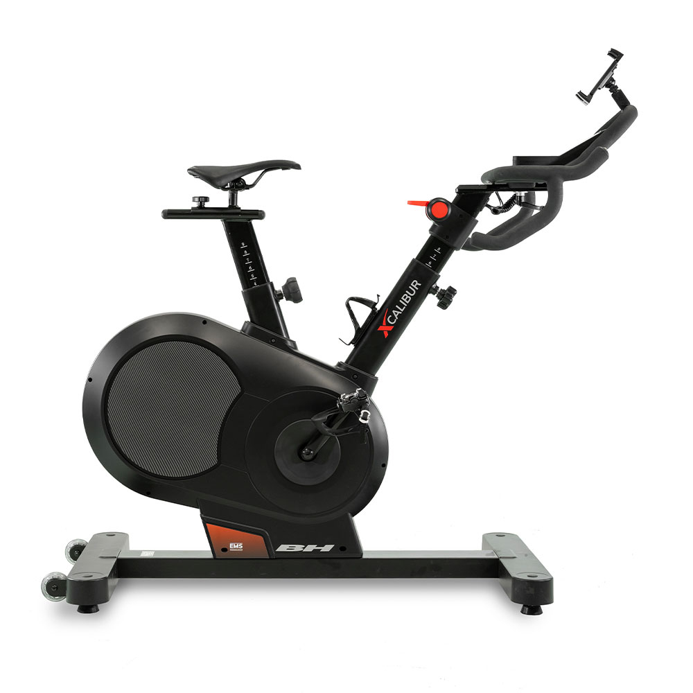 BH Fitness Xcalibur EMS H9343 – Smart Bike Silenciosa y Conectividad FTMS