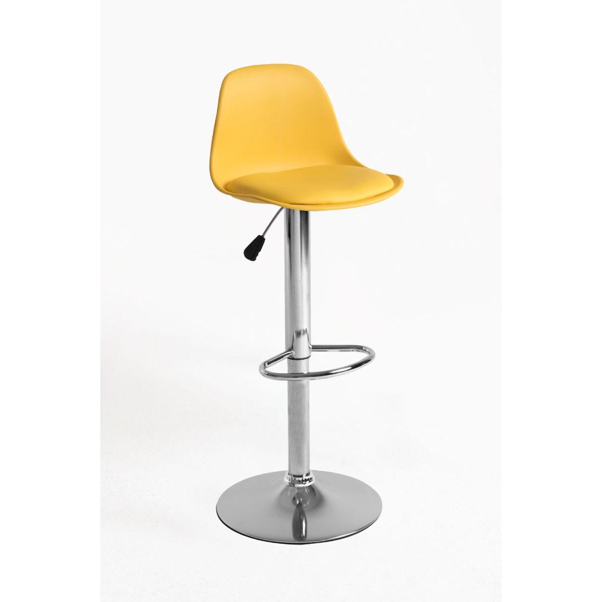 Regalos Miguel - Packs Taburetes Cocina - Pack 6 Taburetes Tulipa - Amarillo
