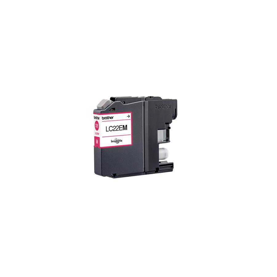 Brother - Cartucho de tinta LC22EM magenta para impresoras Brother, alta capacidad y colores vibrantes, ideal para documentos y fotos