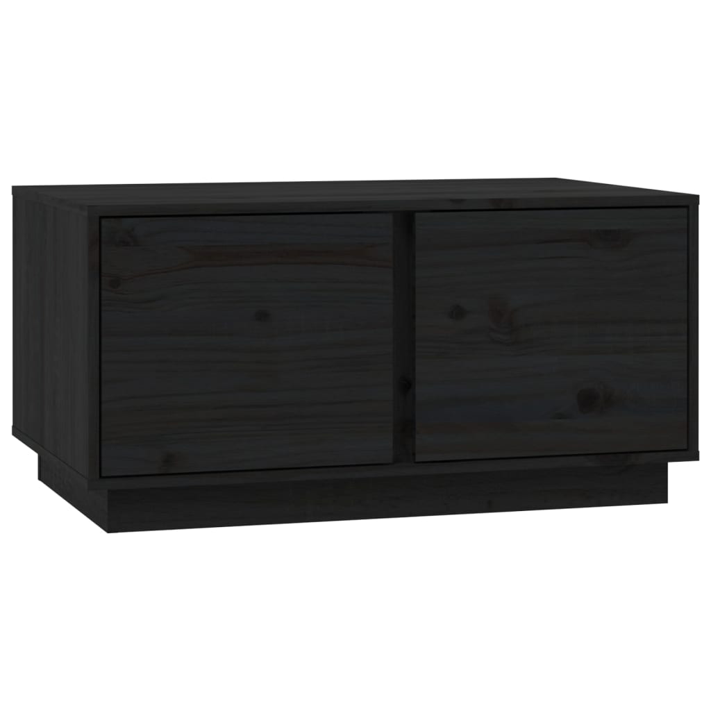 Vidaxl Mesa de Centro de Madera Maciza de Pino 80x50x40 Cm Natural