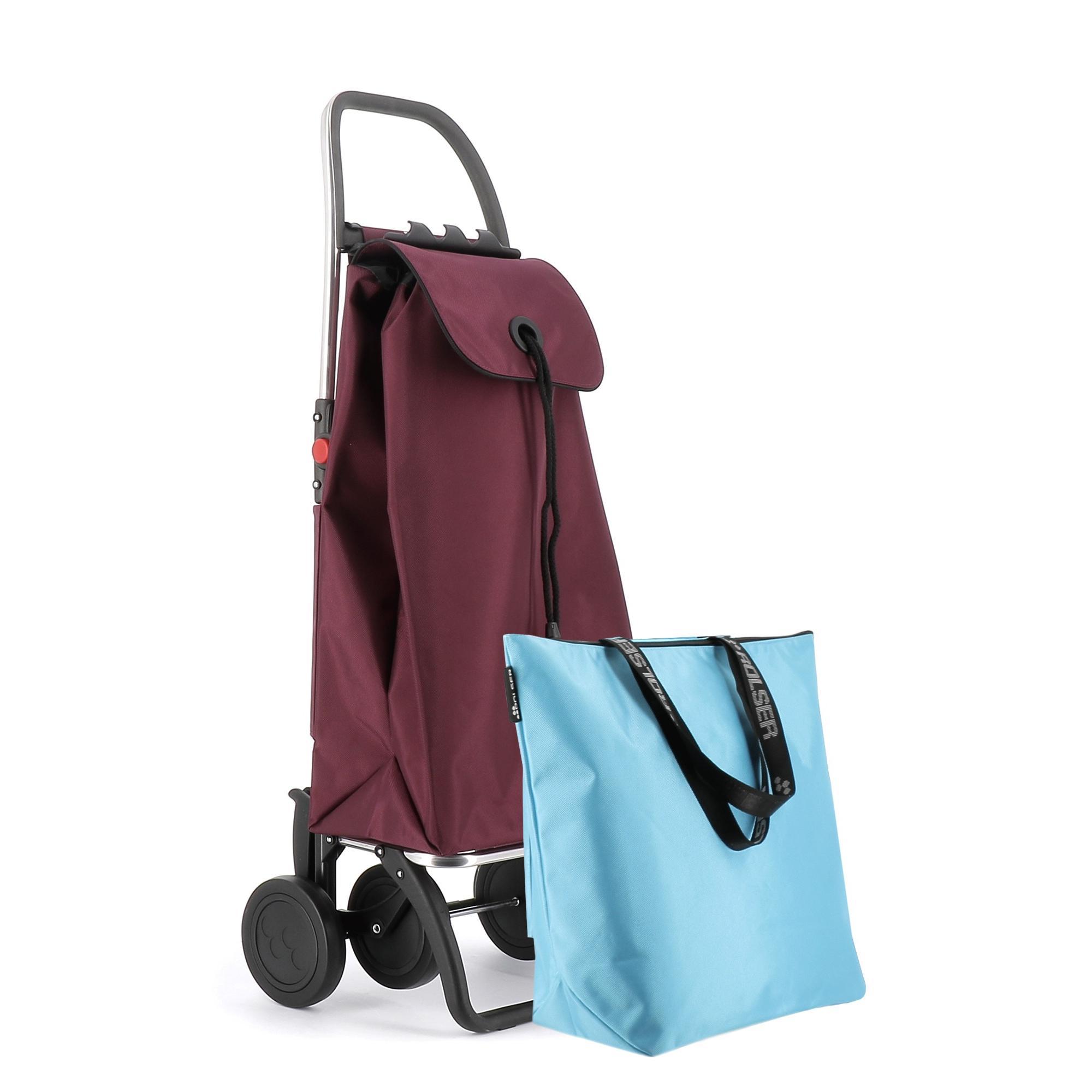 Combo Carro Rolser I Max Mf 4 Ruedas Plegable Bolsa Extra