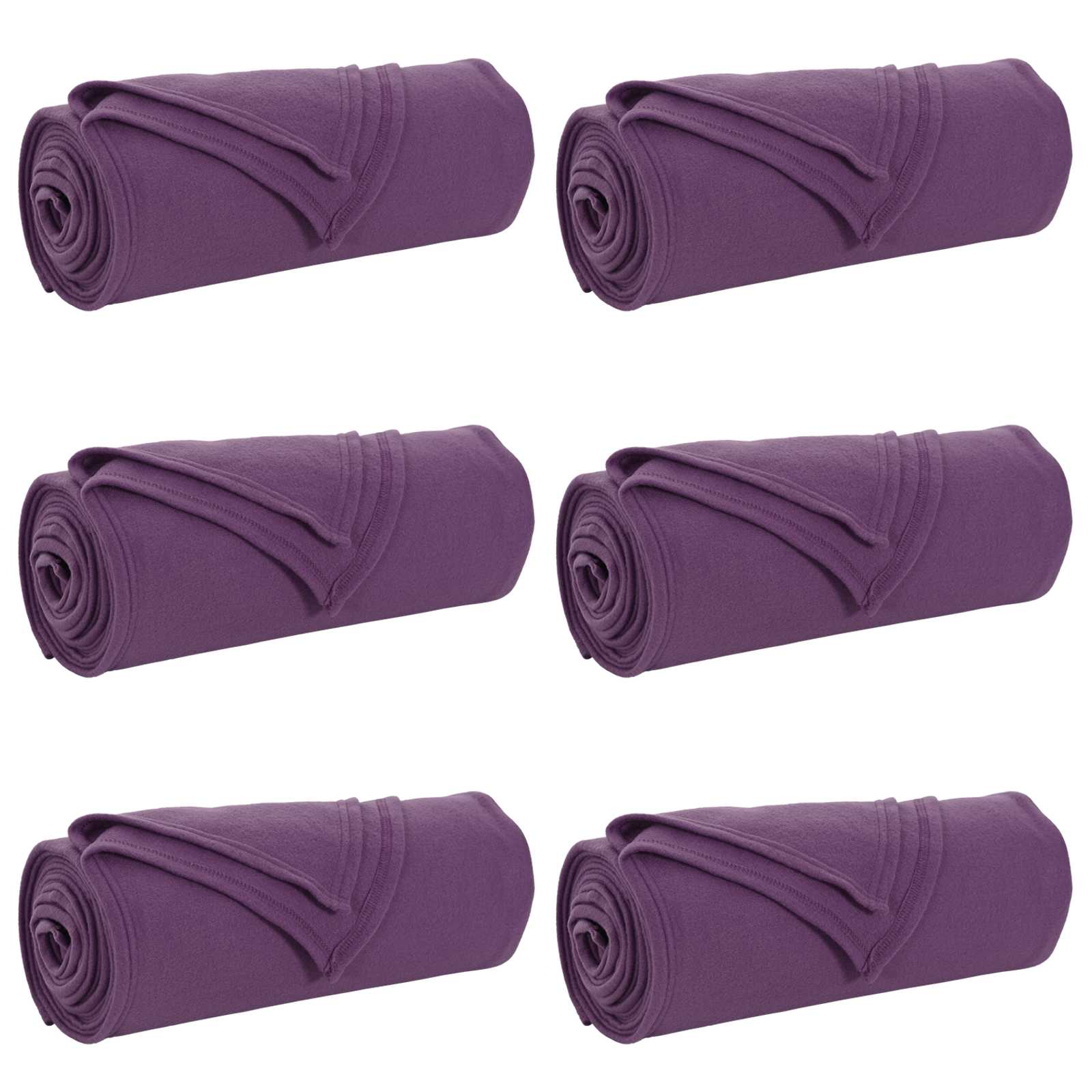 vidaXL Mantitas de Sofá 6 pcs Morado 240 x 220 cm Lana