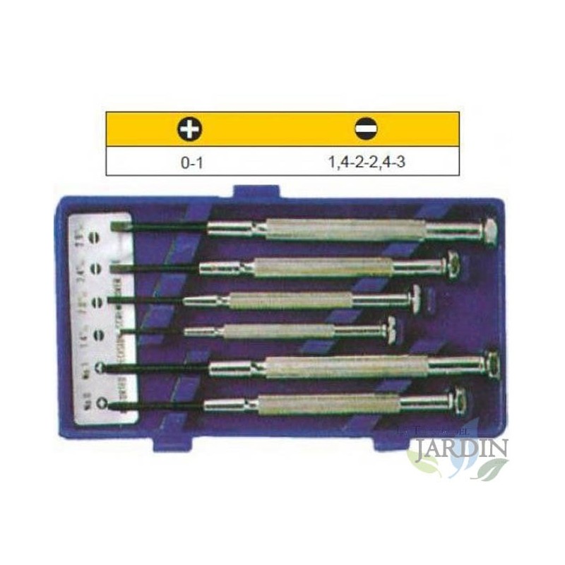 SUINGA Kit mini destornilladores relojero, destornilladores precisos, kit relojero, herramientas finas