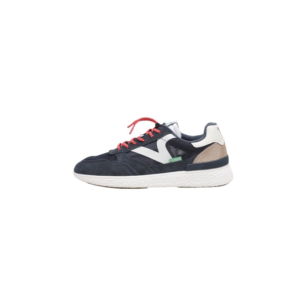 victoria ANIMA - MESH Deportivas Planas Hombre Azul