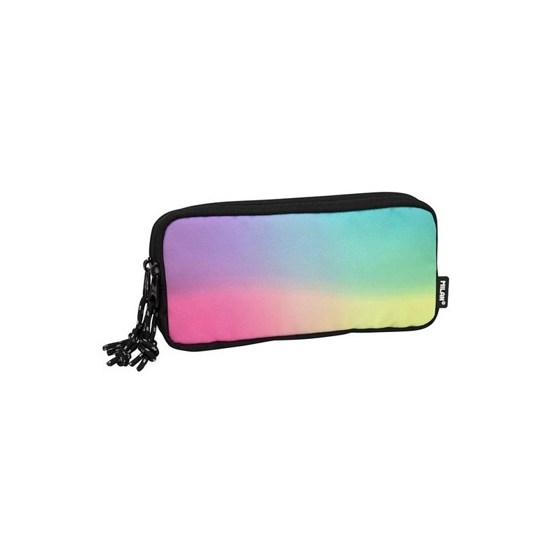 Milan - MILAN ESTUCHE PORTATODO 3 CREMALLERAS SUNSET NEGRO 081135SNK1