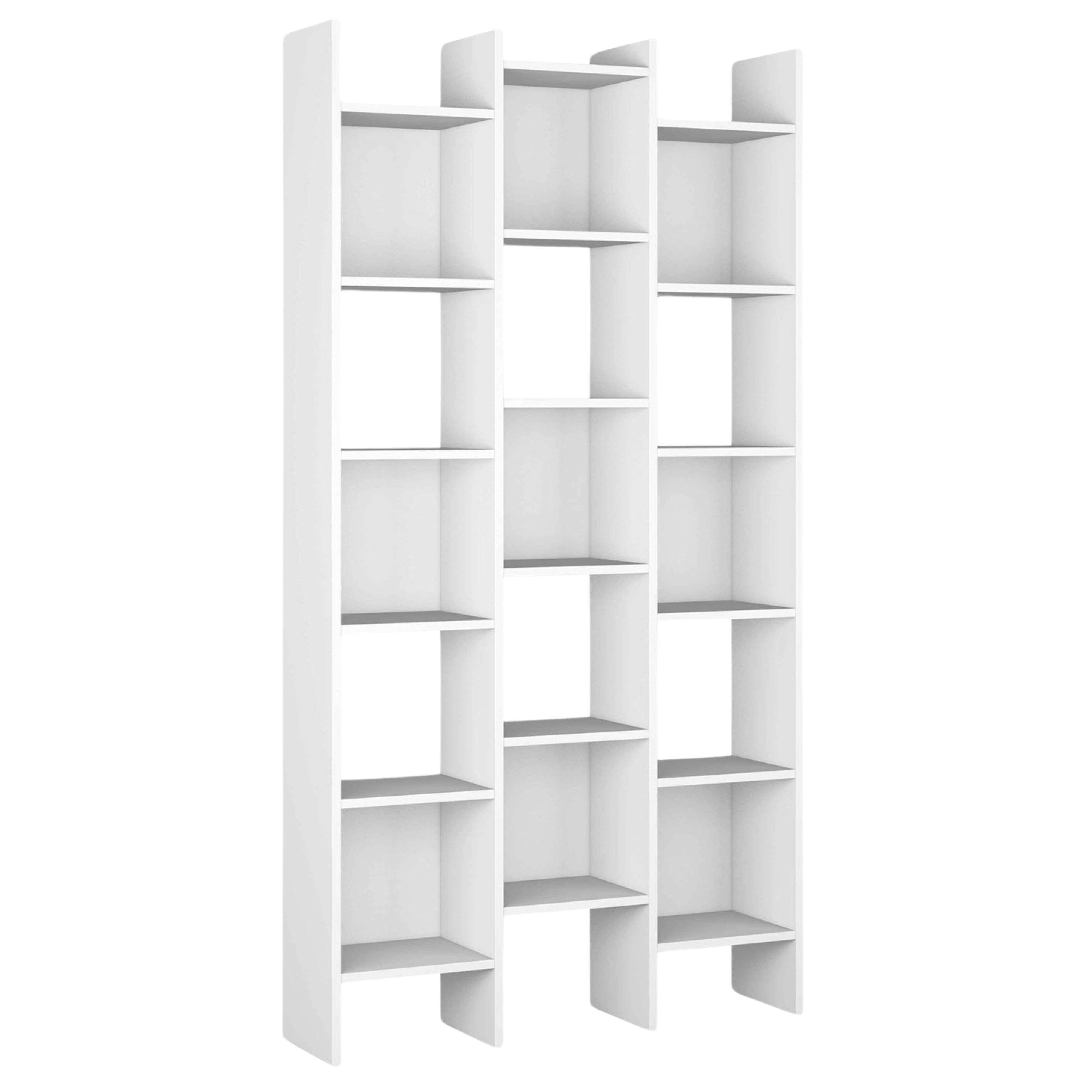 Miroytengo Estantería librería en Blanco artik 192x96x25 cm