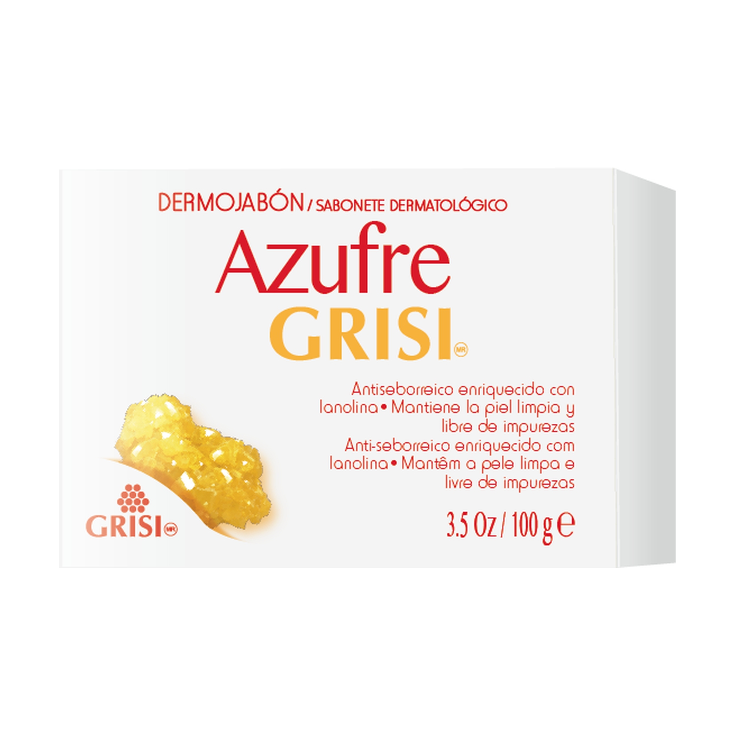 Dermojabón Azufre 100 g  Grisi