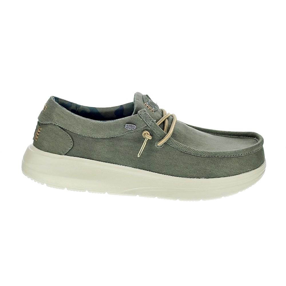 Hey Dude Hombre Mocasines modelo Wally Comf Verde