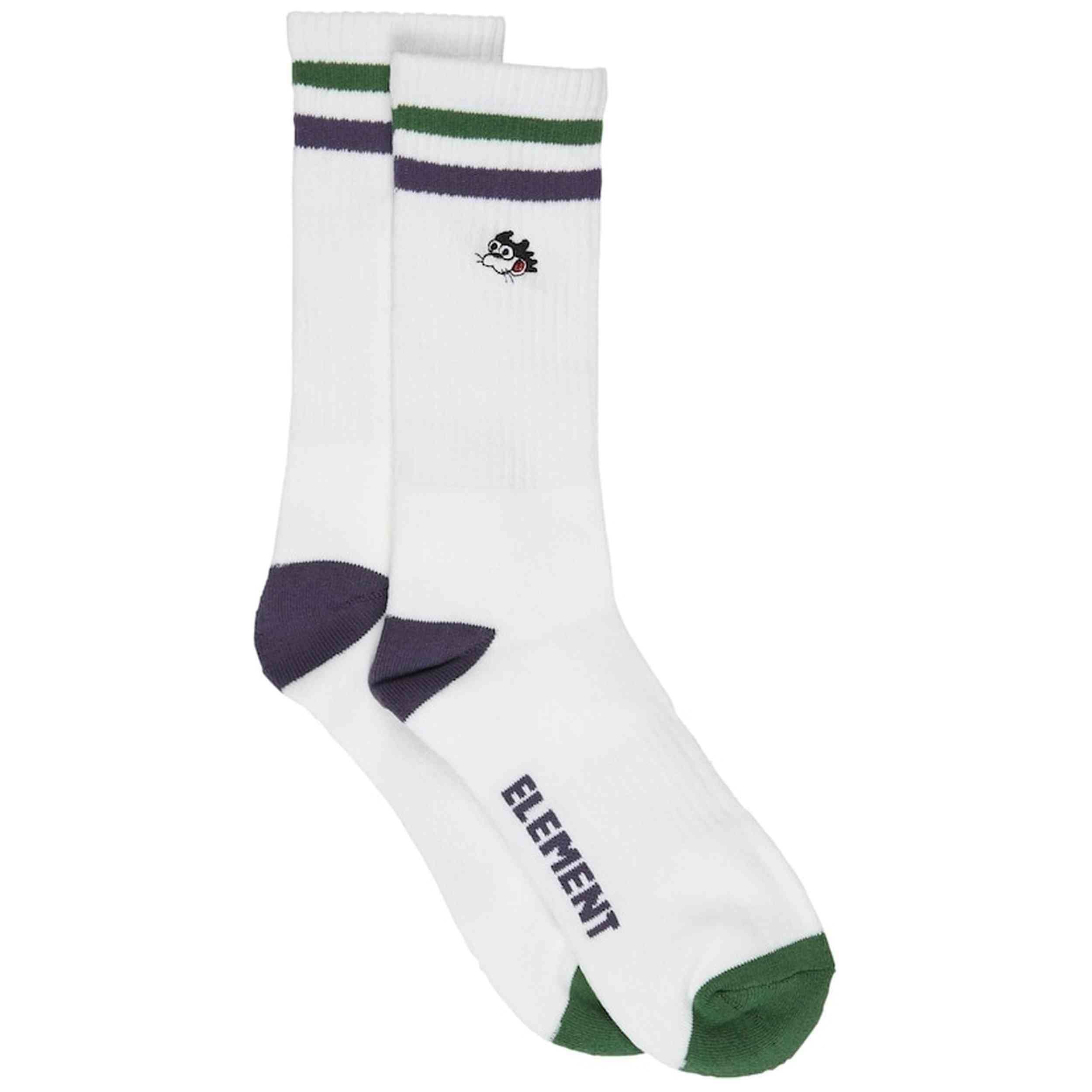 Calcetines Element modelo Snacks Socks en color Blanco
