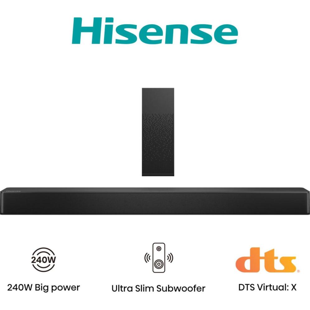 BARRA SONIDO HISENSE HS2100 2.1 240W BT