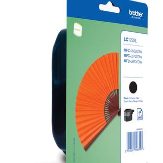 Brother - Cartucho de tinta LC-129XLBKBP para impresoras inkjet, negro intenso, hasta 2400 páginas ISO/IEC 24711, compatible con MFC-J6520DW, J6720DW y J6920DW