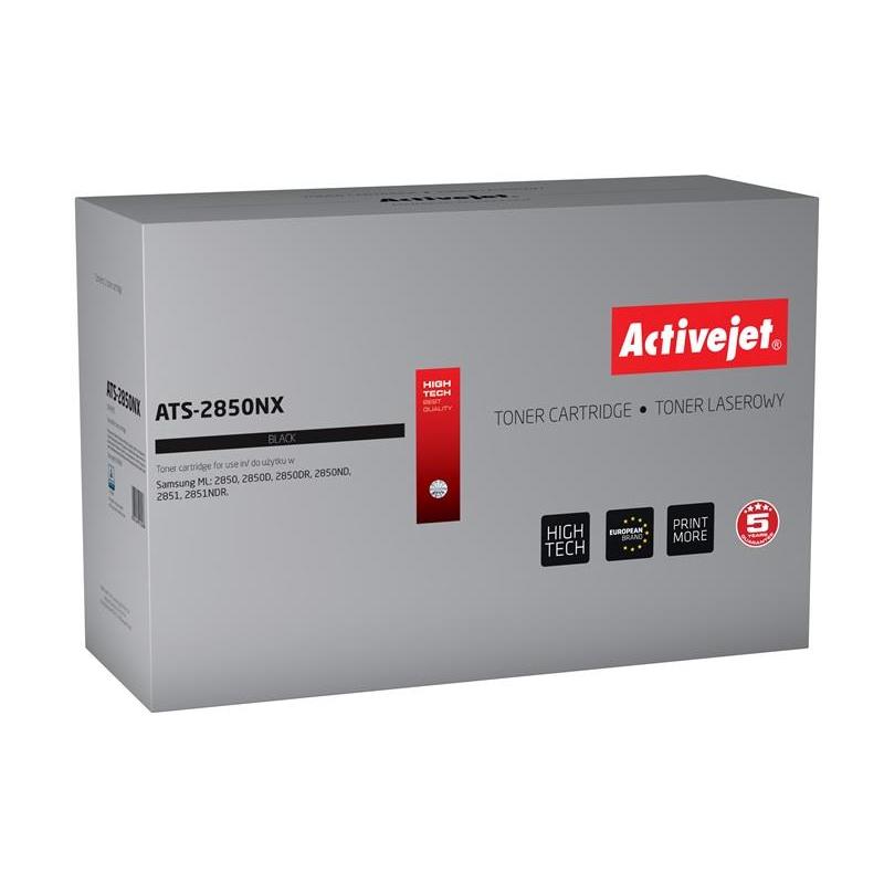 Activejet Toner for Samsung ML-D2850B, black, 5000 pages, compatible with Samsung ML series, features built-in drum unit for reliable printing.