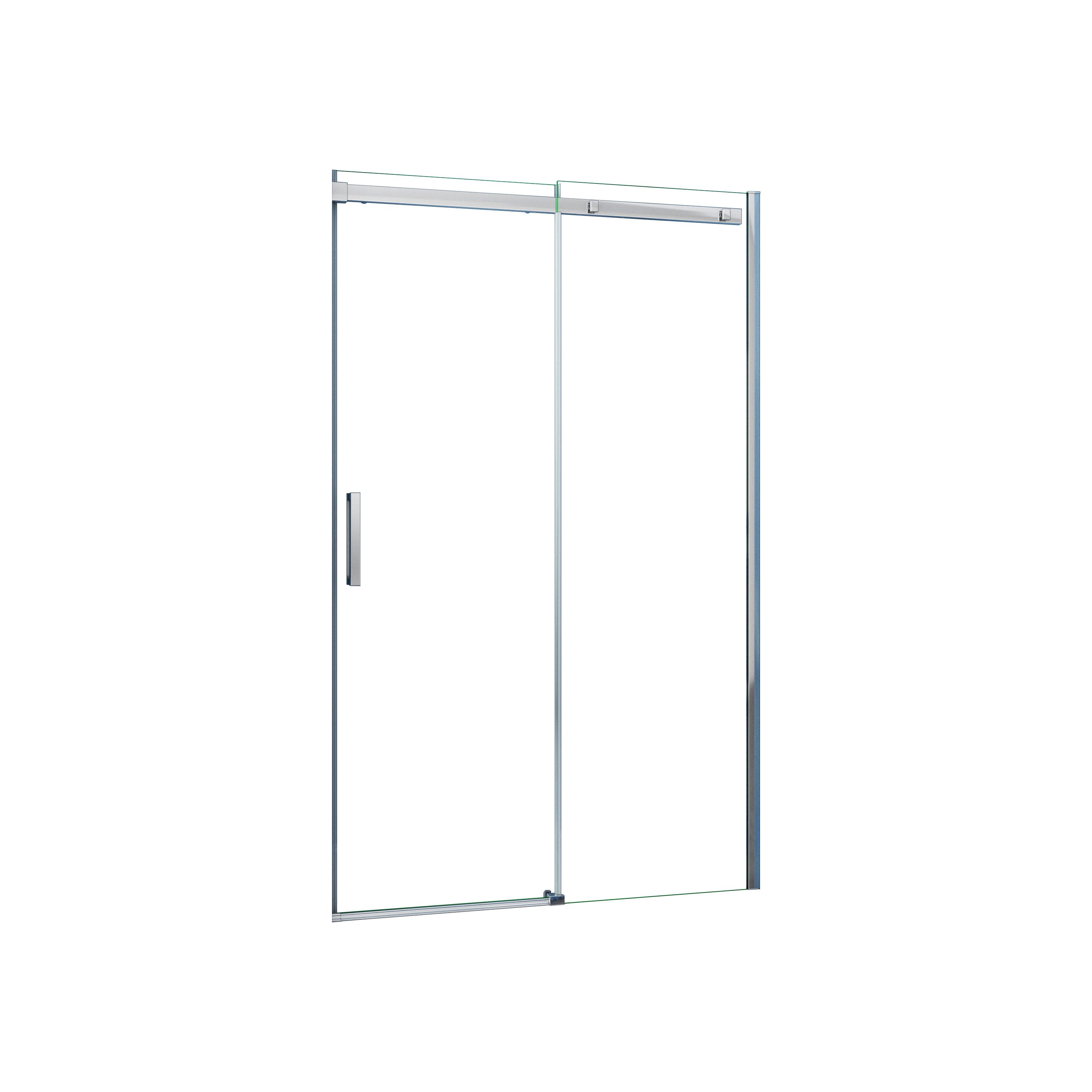 AICA Mampara de Ducha Frontal Corredera Perfil Cromado Vidrio Antical 8mm (960-1000)x1950mm