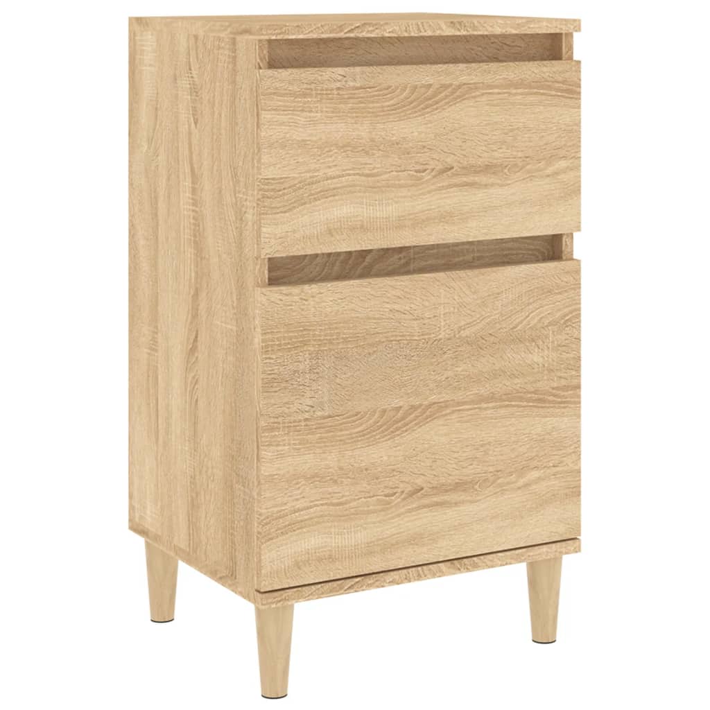 Vidaxl Mesita de Noche Blanca 40x35x70 Cm - Mueble Dormitorio Moderno