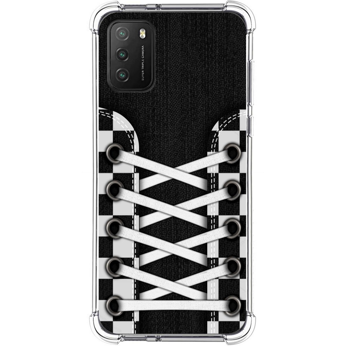 Tumundosmartphone Funda Silicona Antigolpes para Xiaomi POCO M3 / Redmi 9T diseño Zapatillas 03 Dibujos