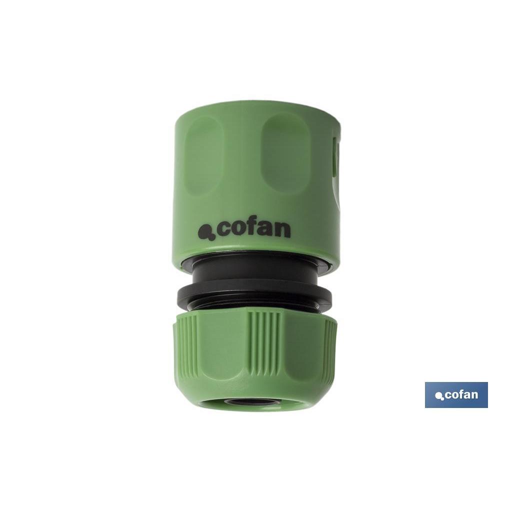 COFAN - Conector para Manguera de Jardín | Conector Rápido | Dos Medidas Disponibles | Conector Hembra