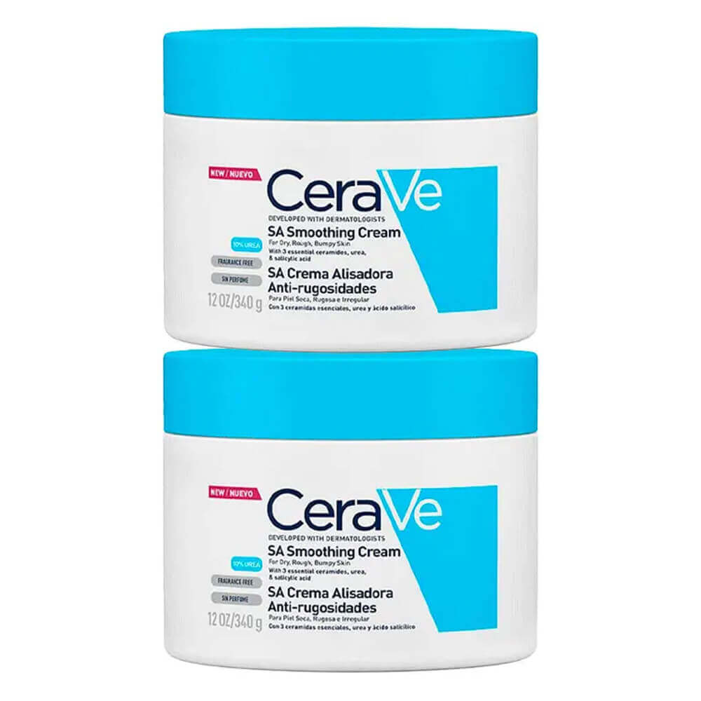 Cerave Crema Alisadora Anti rugosidades 340 ml Duplo 50% 2 Unidad