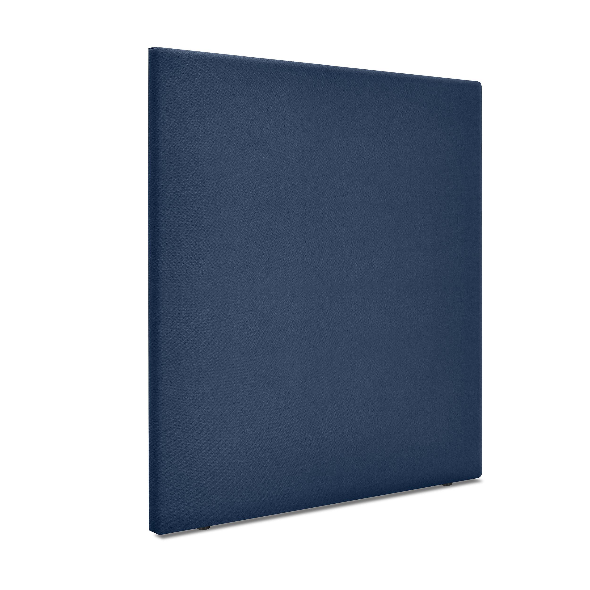 DHOME Cabecero de Polipiel o Tela Aqualine Liso Hasta el Suelo Cabeceros Cabezal Tapizado Cama (Azul Tela)