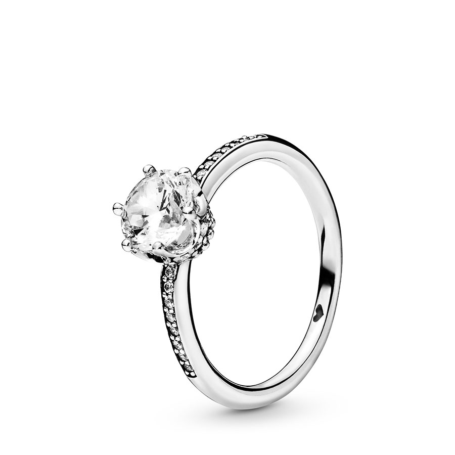 Pandora Joyería Anillo Plata esterlina 198289CZ , para Mujer